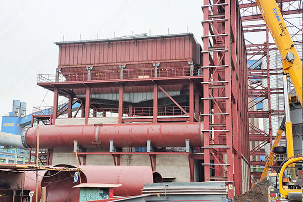 新鄉(xiāng)長城承建的沙鋼年產60萬噸鋼渣微粉生產線